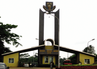 The Obafemi Awolowo University - Main Entrance into the University